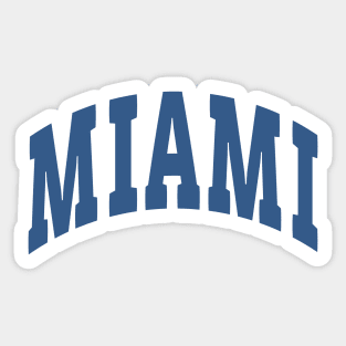 Miami Capital Sticker